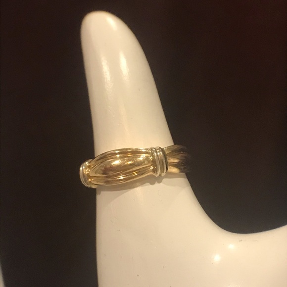 SOLID 14kt Two-toned ring